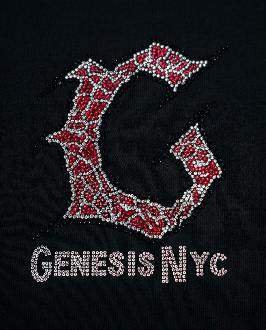 Genesis N.Y.C. Men's Limited Rhinestone T-Shirt