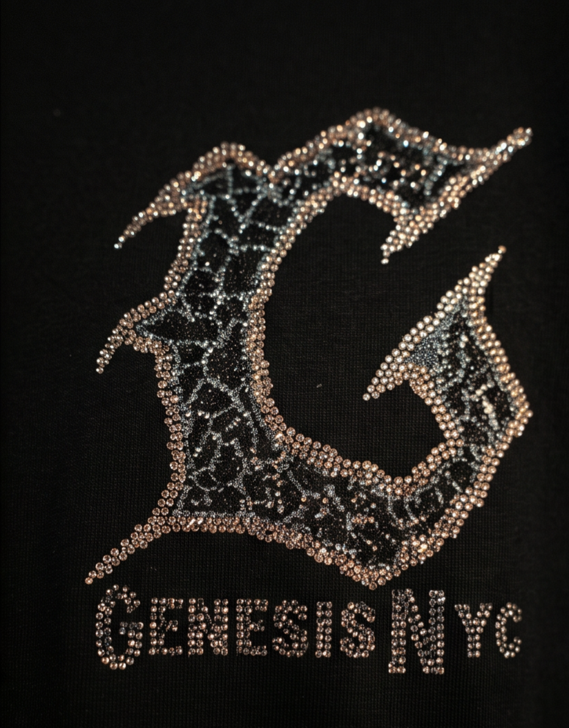 Genesis N.Y.C. Men's Limited Rhinestone T-Shirt