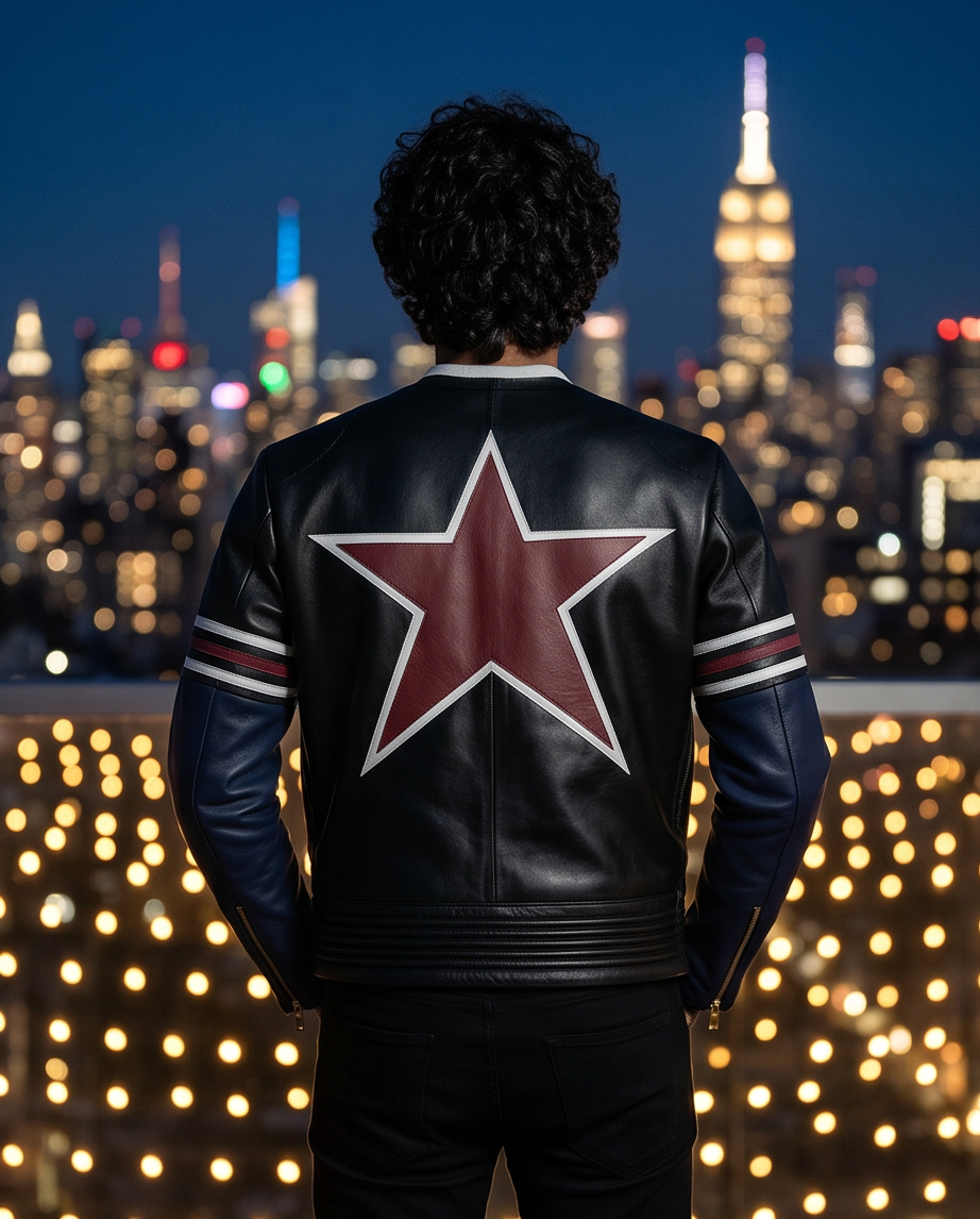 Vanson Star Men's Leather Jacket